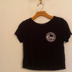 HI ROOMIE SMALL BLACK SHORT SLEEVE SHIRT SMALL
